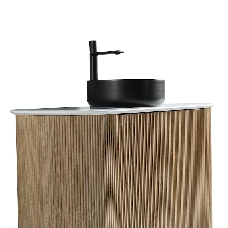 Vaste hoekdouchewand in matzwart