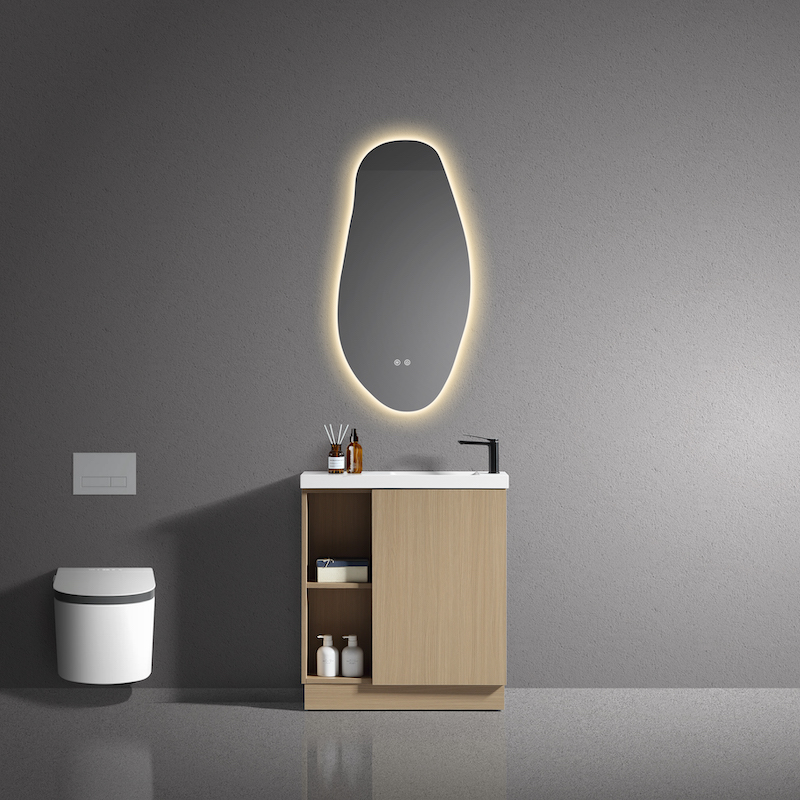 Rotan meubel 130 cm open laden