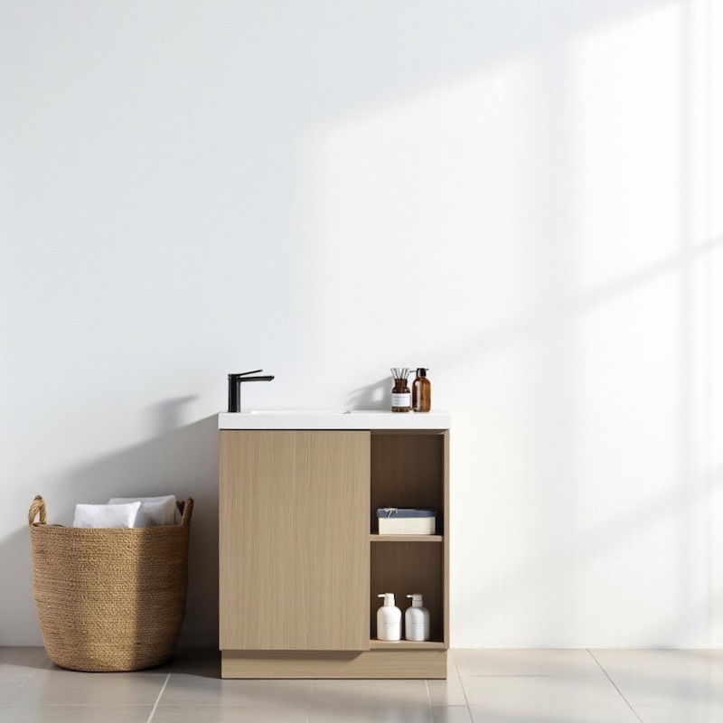 Sliméo ondiepe wastafelmeubel 