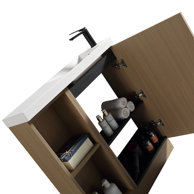 Hoek Gun vaste douchewand geborsteld metaal