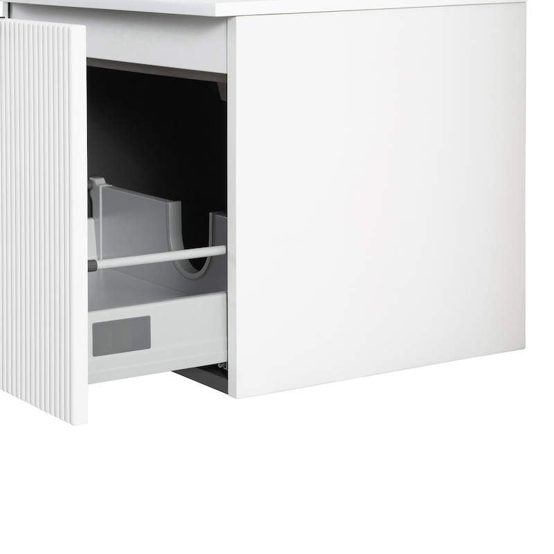 Art Deco Chromen Mengkraan met Kolom 