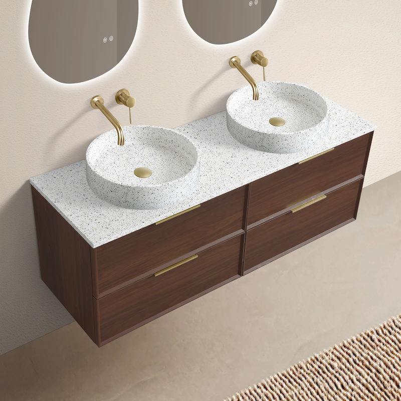 Meuble Borda 140 cm plan terrazzo mix