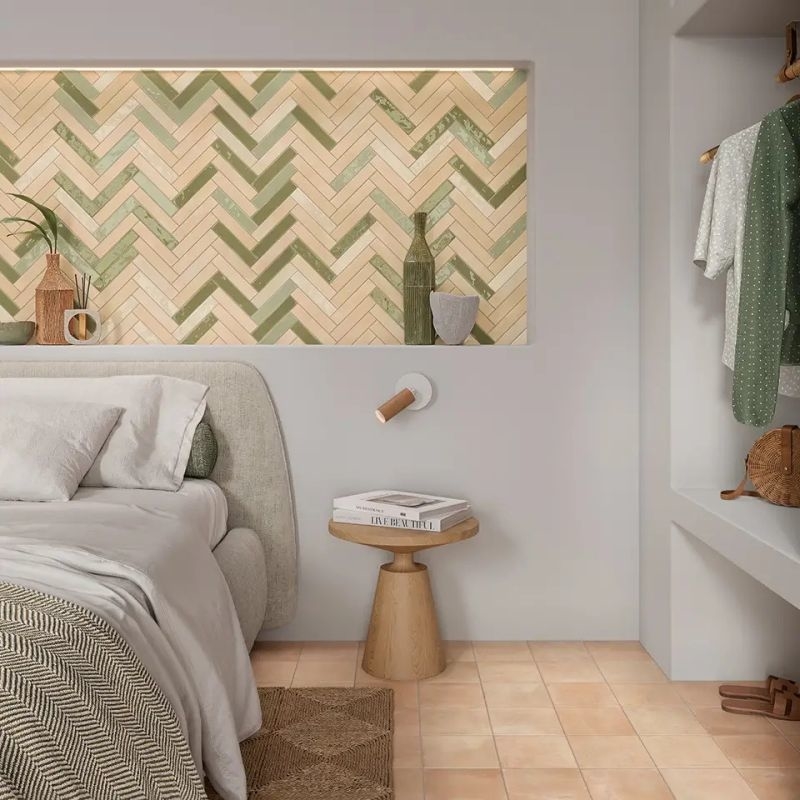 Carrelage Nouvelle Biscuit Sage old White