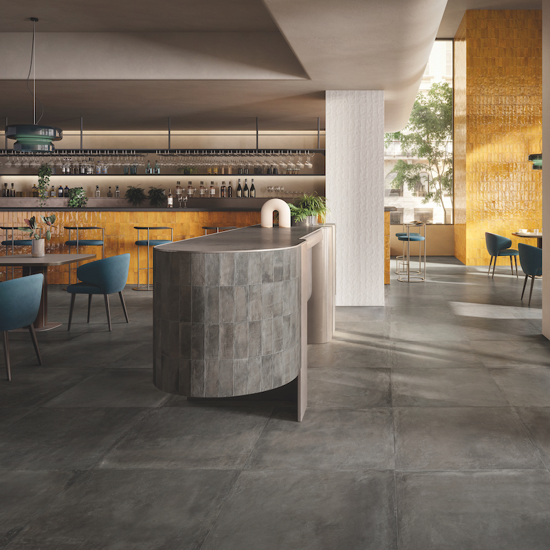 Carrelage Forme antracite Brick bianco assoluto & antracite