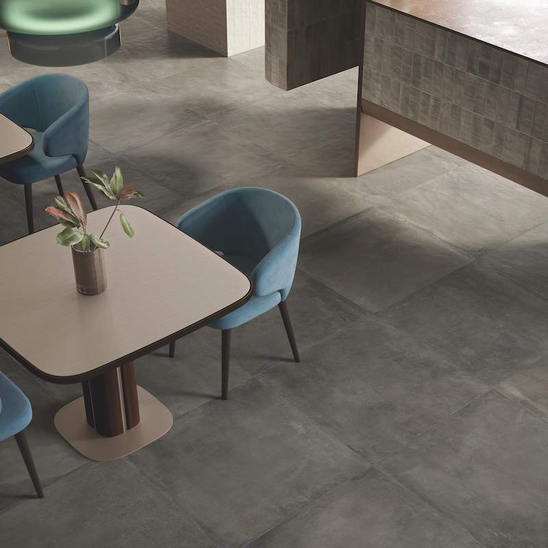 Carrelage Forme antracite sol