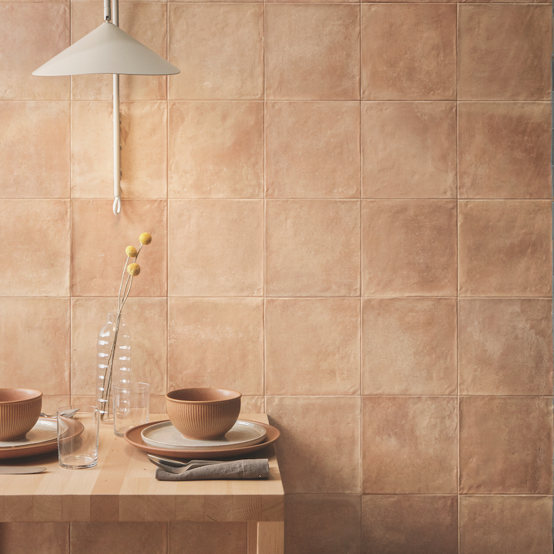 Carrelage Forme rosato mural