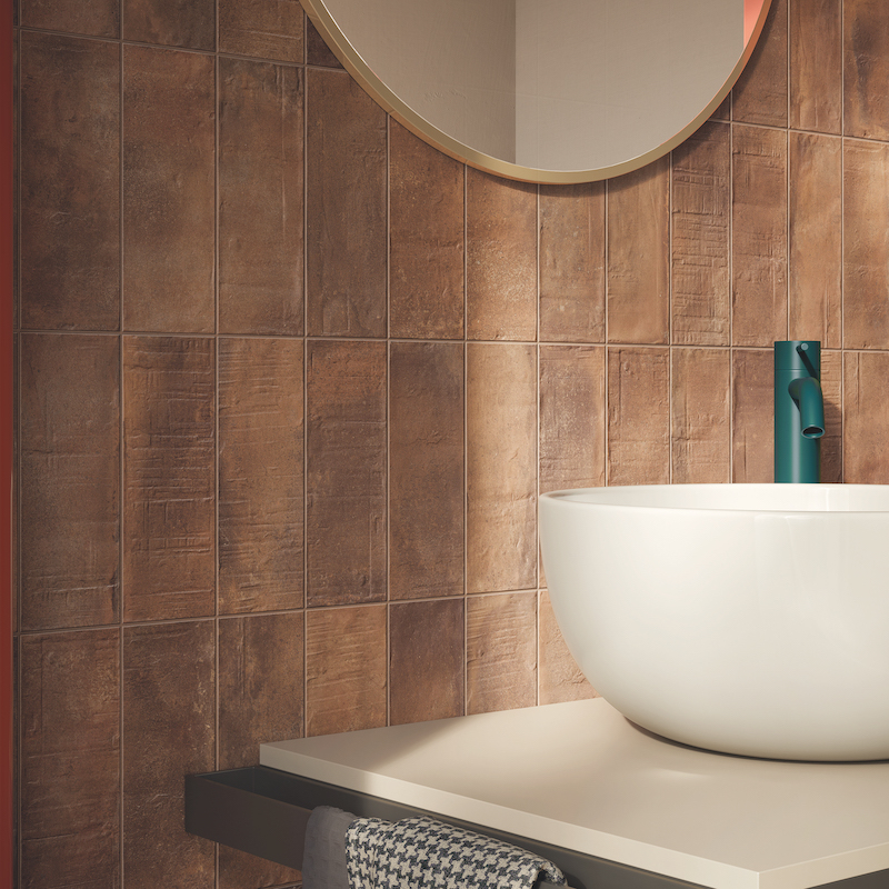 Carrelage Forme terracotta