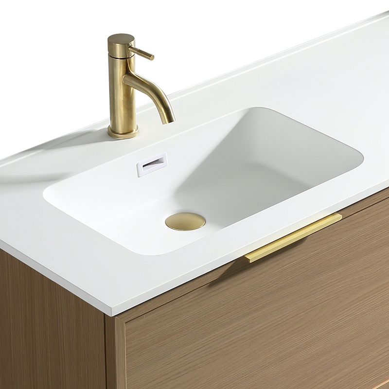 Meuble Modular petit robinetterie dorée