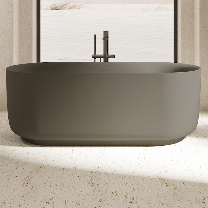 Baignoire taupe 170 cm