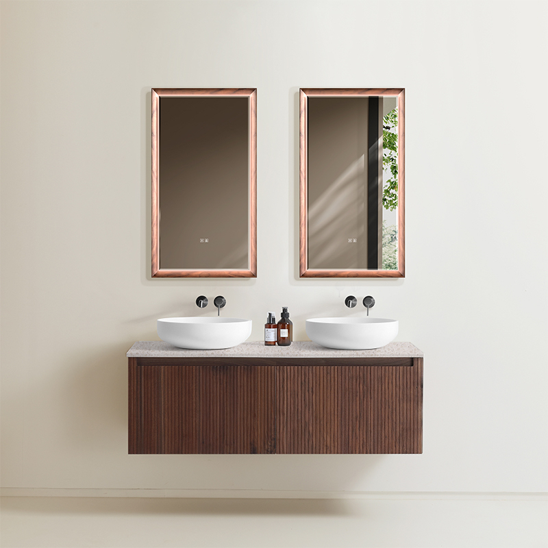 Meuble Tosca 120 cm avec plan en terrazzo Beige Grosso