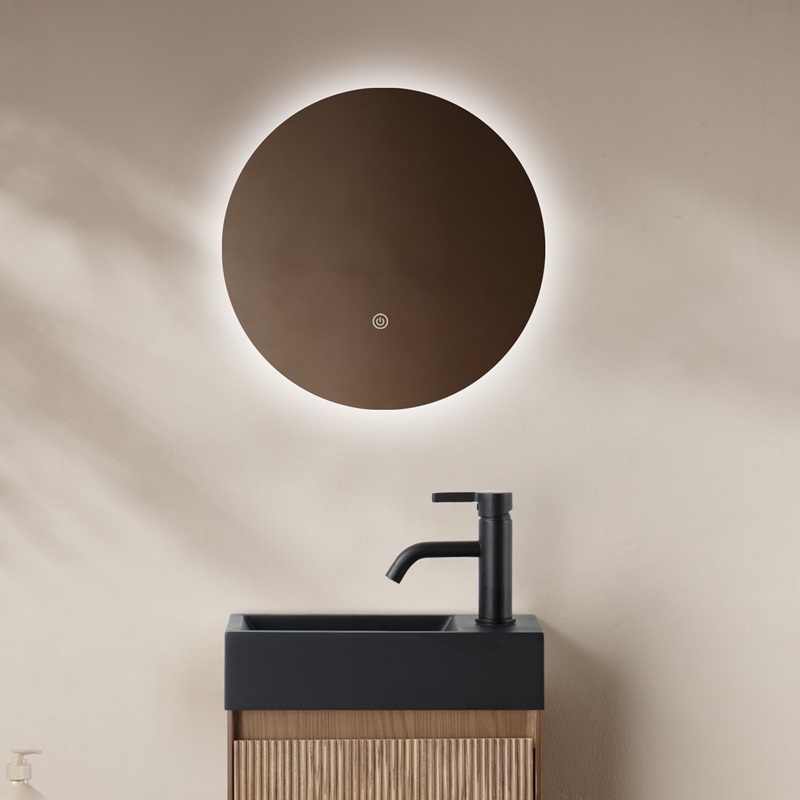 Miroir de salle de bain Moon 40 cm