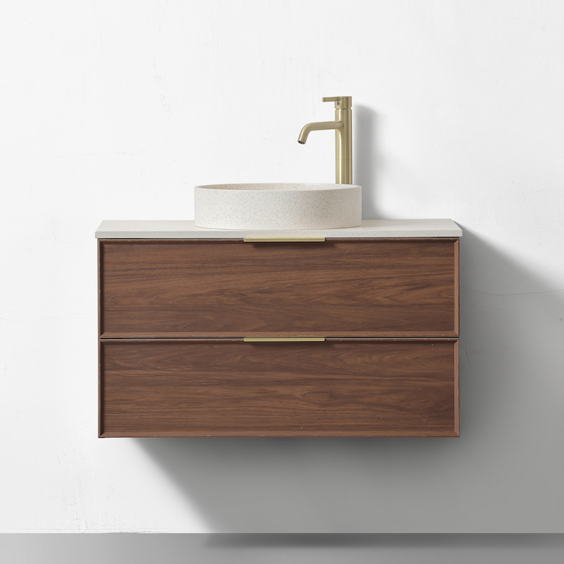 Borda 90 beige grosso poignée Or