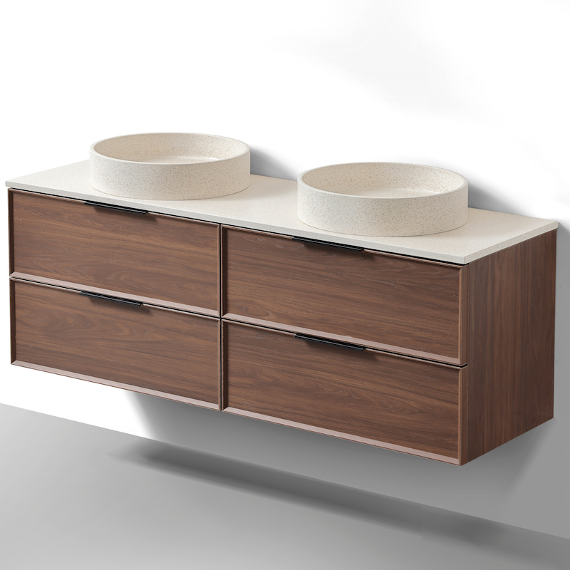 Borda 140 cm beige grosso poignée noire