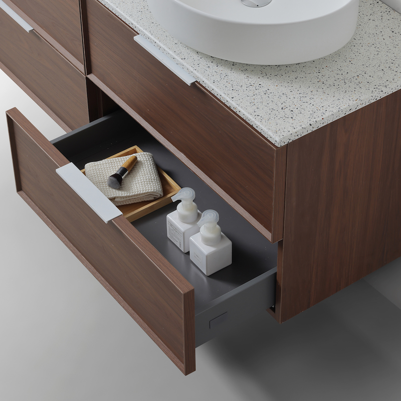 Borda terrazzo mix tiroir ouvert