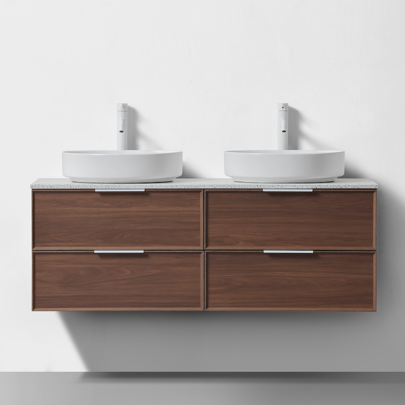 Borda 140 cm terrazzo mix poignée blance