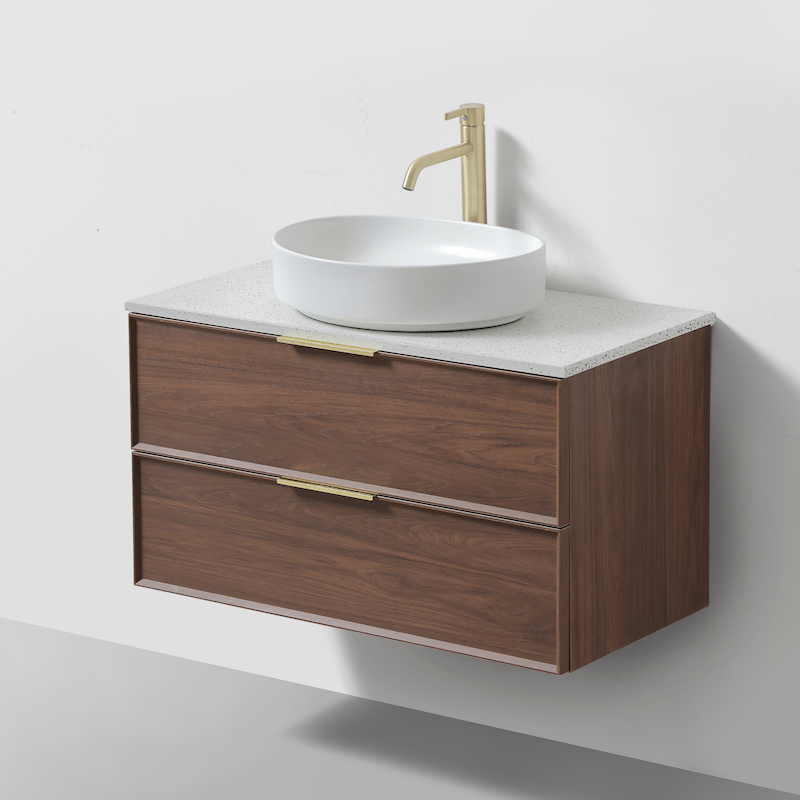 Borda 90 terrazzo mix poignée Or