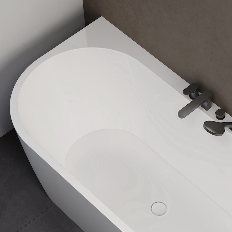 Baignoire à coller mur