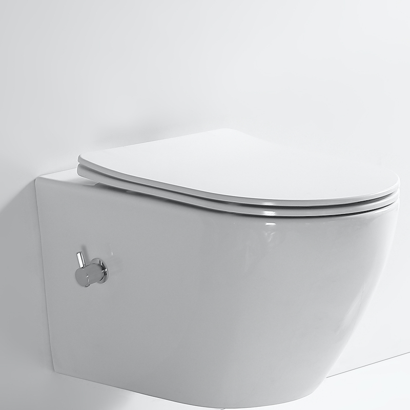 Abattant WC Abluo blanc fermé