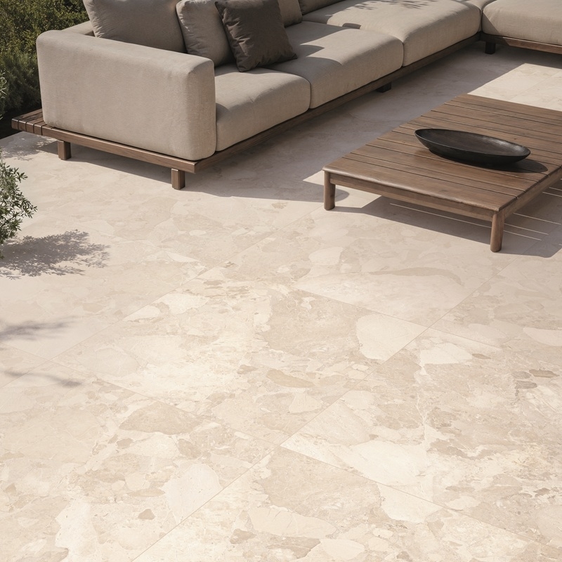 Carrelage exterieur 20 mm Matera Stone White
