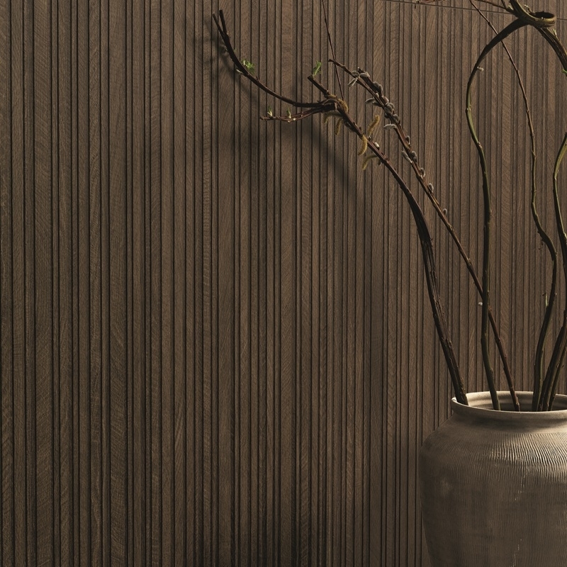 Carrelage W-circles 3D Wengè Slat