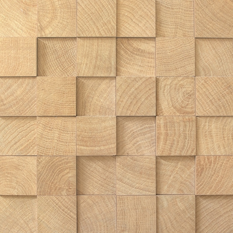 Carrelage W-Circles Mosaico 3D Oak Naturale