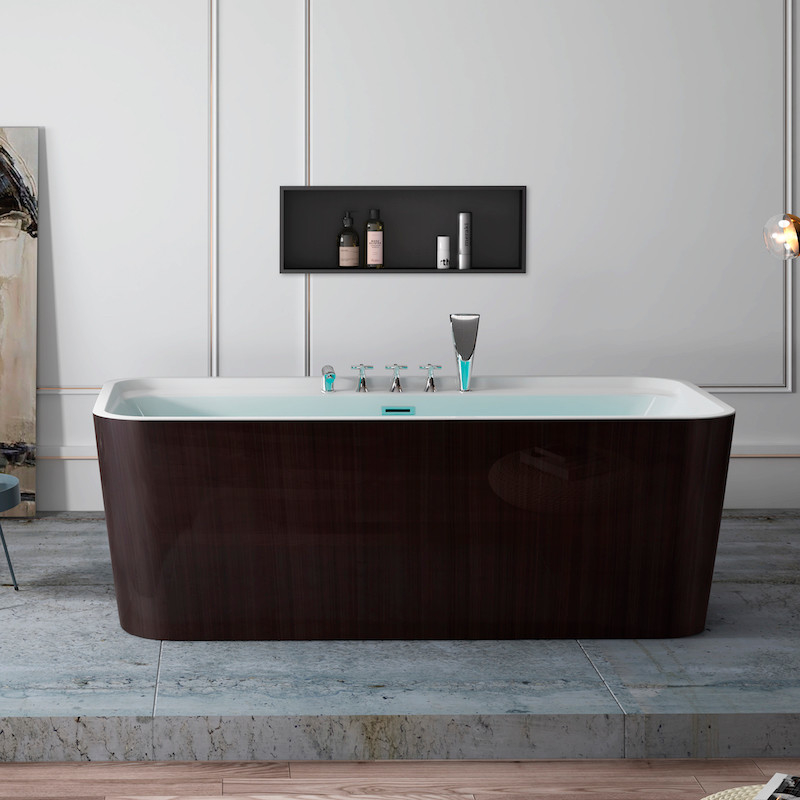 Niche noir mat 60 cm