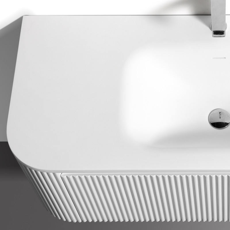 Meuble Ark Curve blanc mat