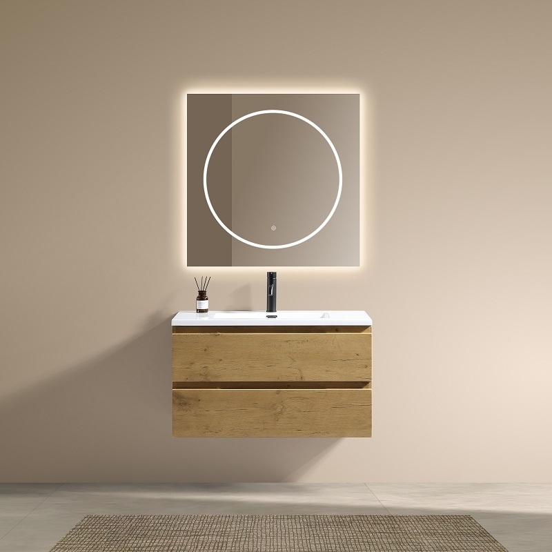 Meuble suspendu Soho 90 cm vasque blanche