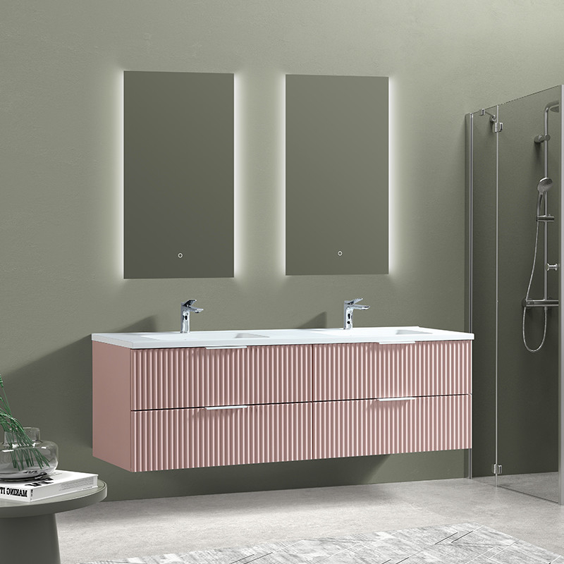 Ark 180 cm poudre vasque blanche