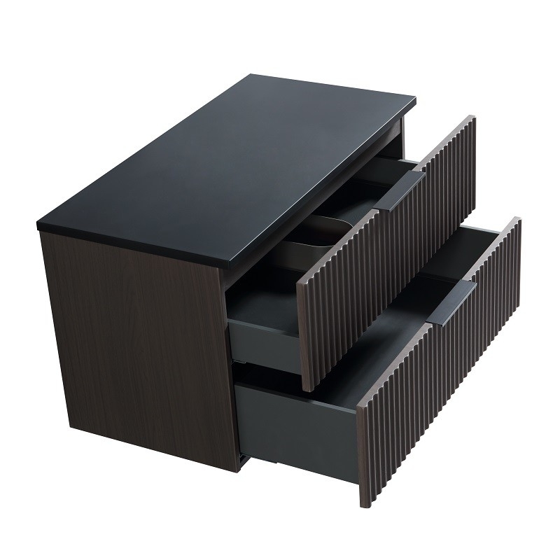 Ark 90 cm hazelnut plan noir mat