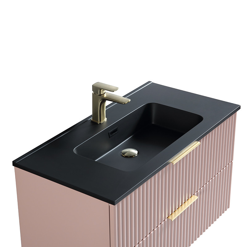 Ark 90 cm poudre vasque noire