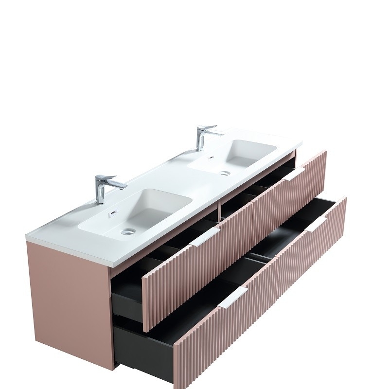 Ark 180 cm Poudre vasque blanche