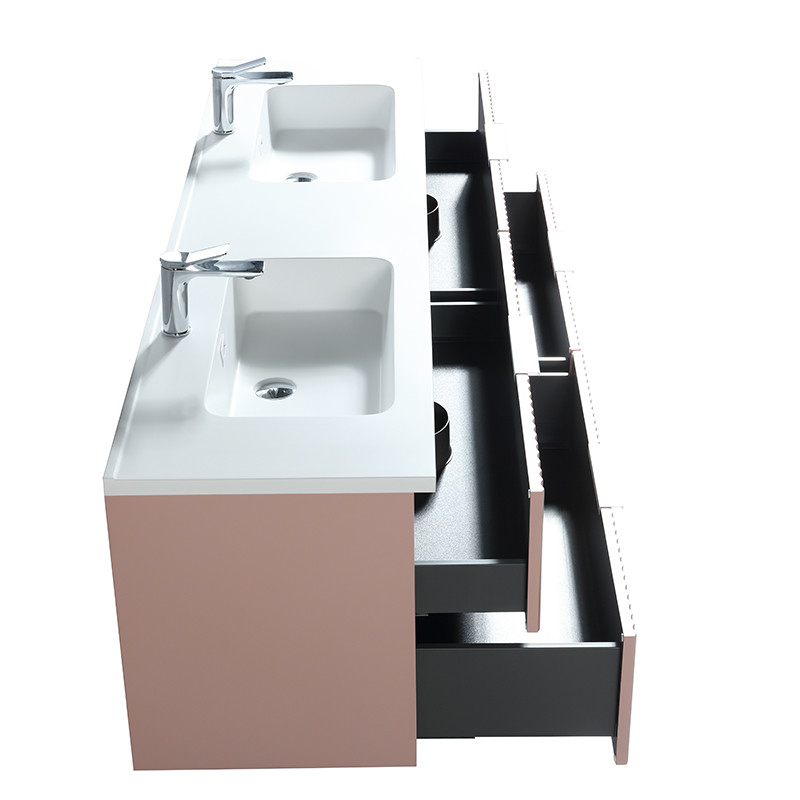 Ark 180 cm poudre vasque blanche