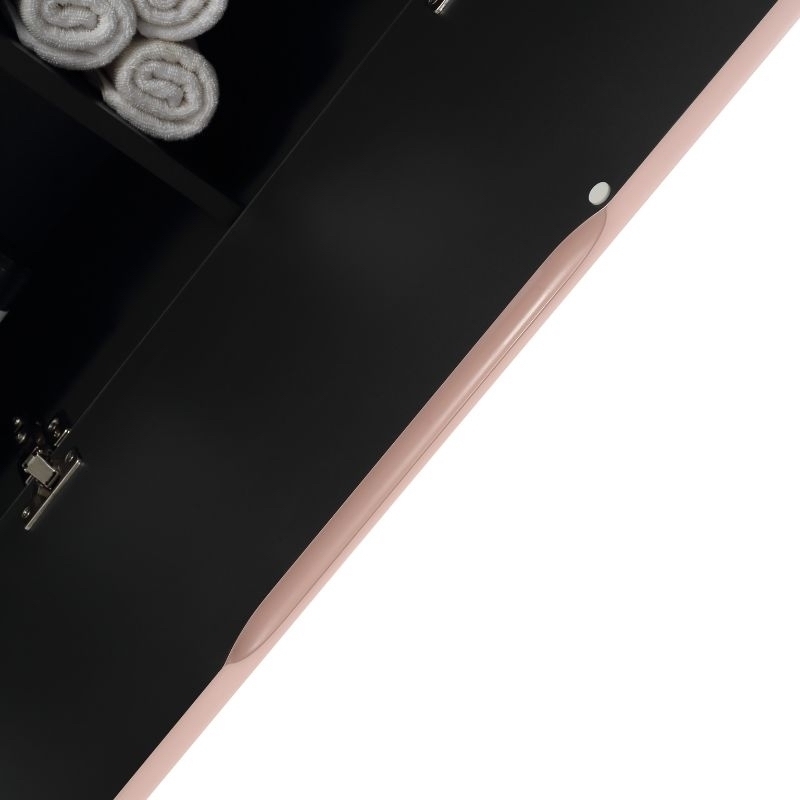 zoom armoire de rangement Ark rose poudré