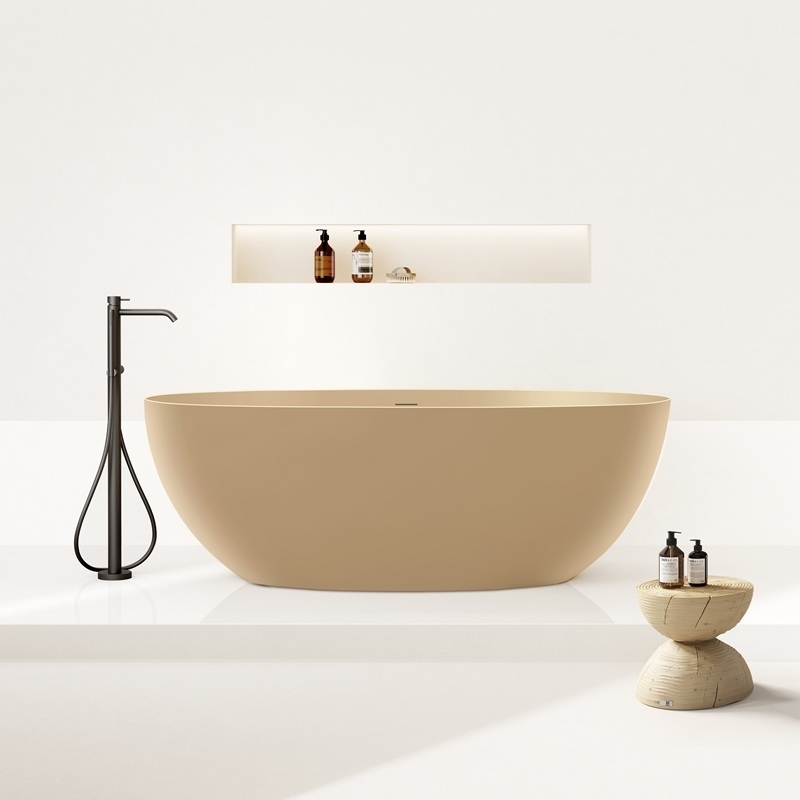 Baignoire ilot beige