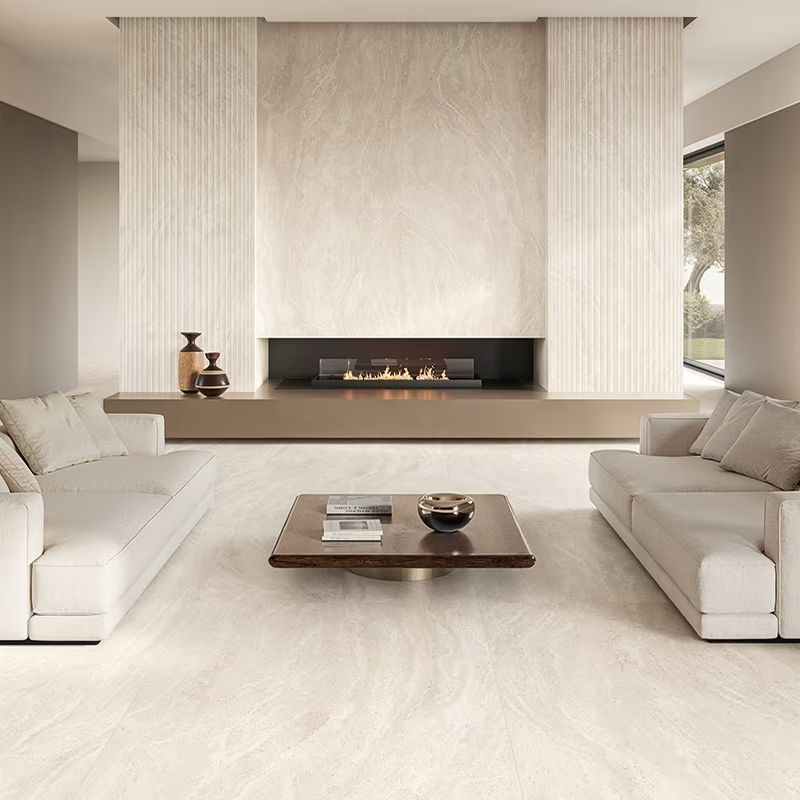 Carrelage Dual Travertine Poro aperto white 