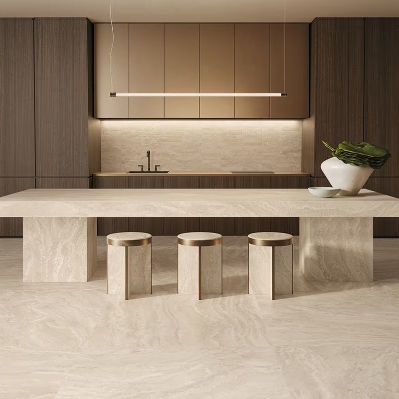Carrelage Dual Travertine Poro aperto beige