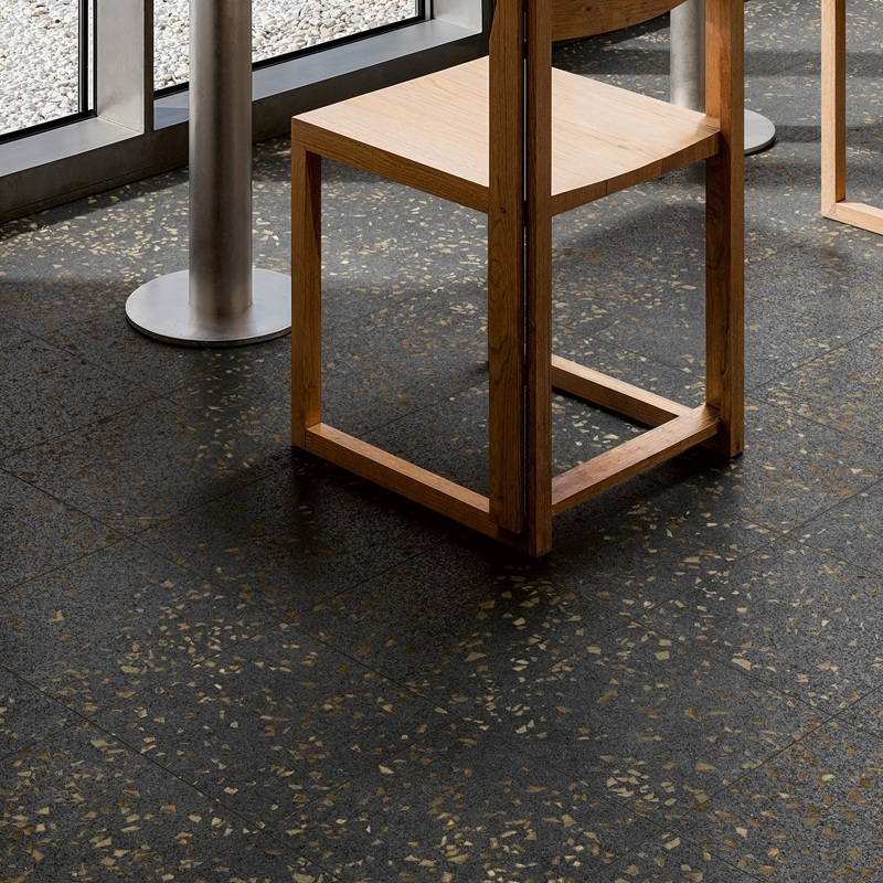 Carrelage Terrazo Fioranese Bits Black