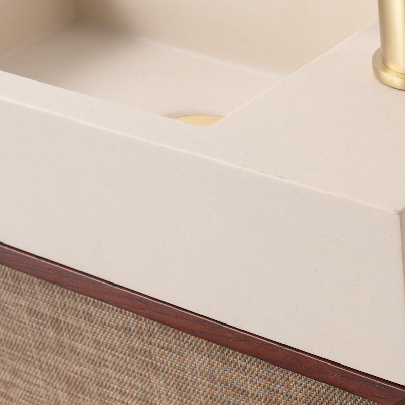 Vasque lave-mains beige