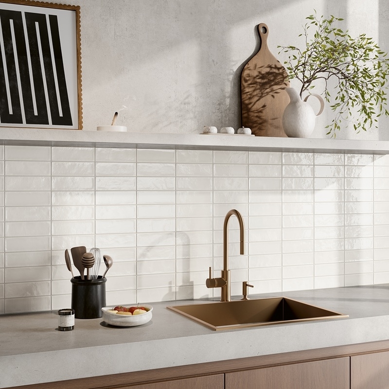 Carrelage Ceramica Fioranese Petite Brick Bianco