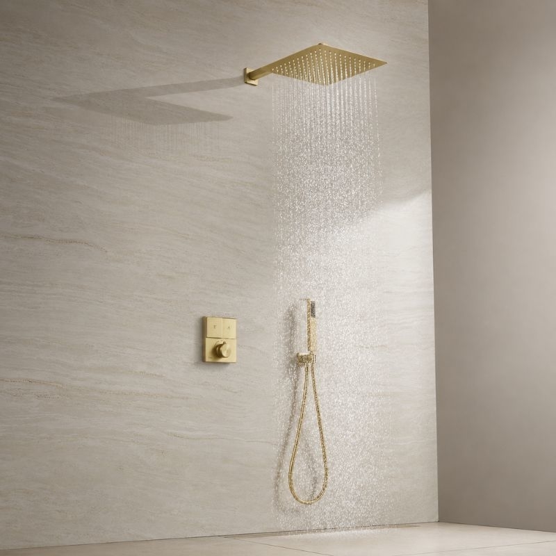 Kit de douche encastrable Click carré