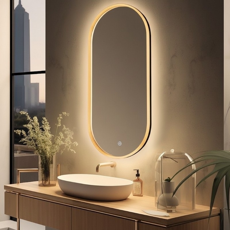 Miroir oval 50 cm