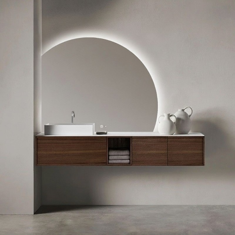 Miroir salle de bain Edge LED 90°