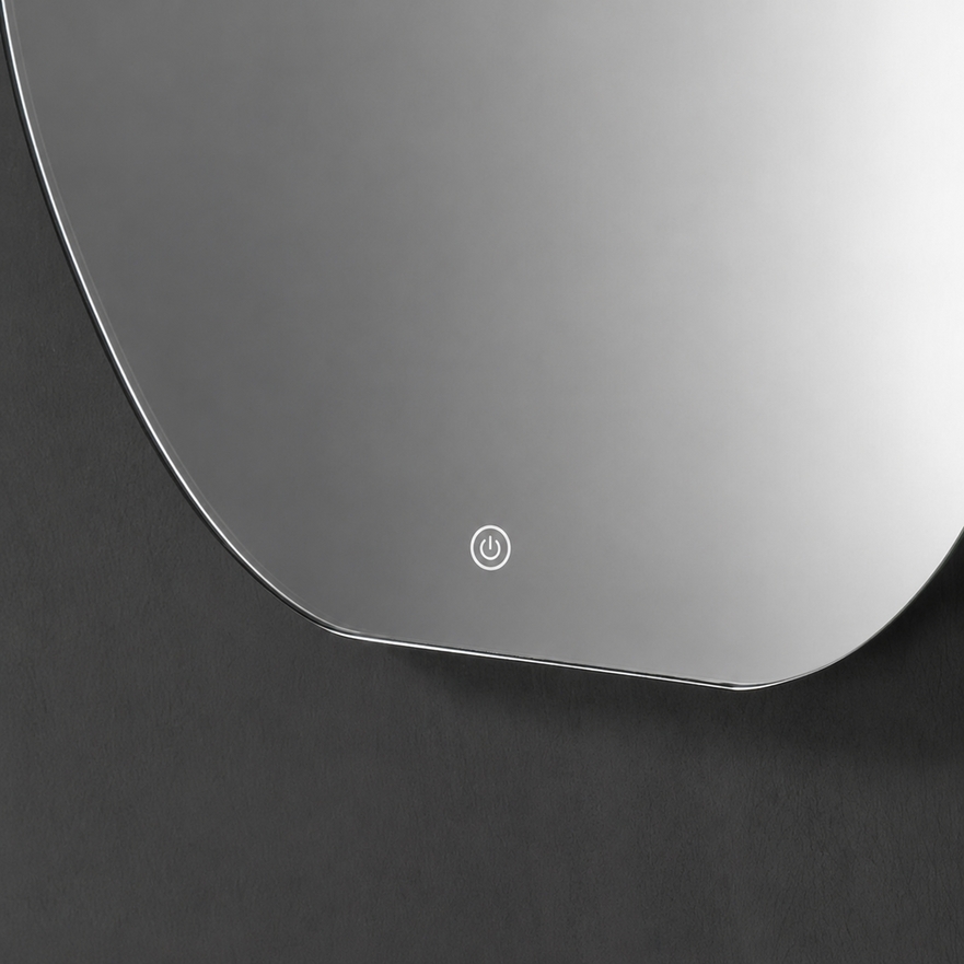 Miroir LED arrondie