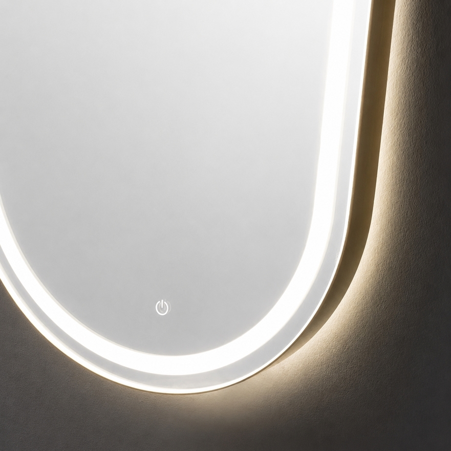 Miroir LED suspendu au plafond Psyché Double face