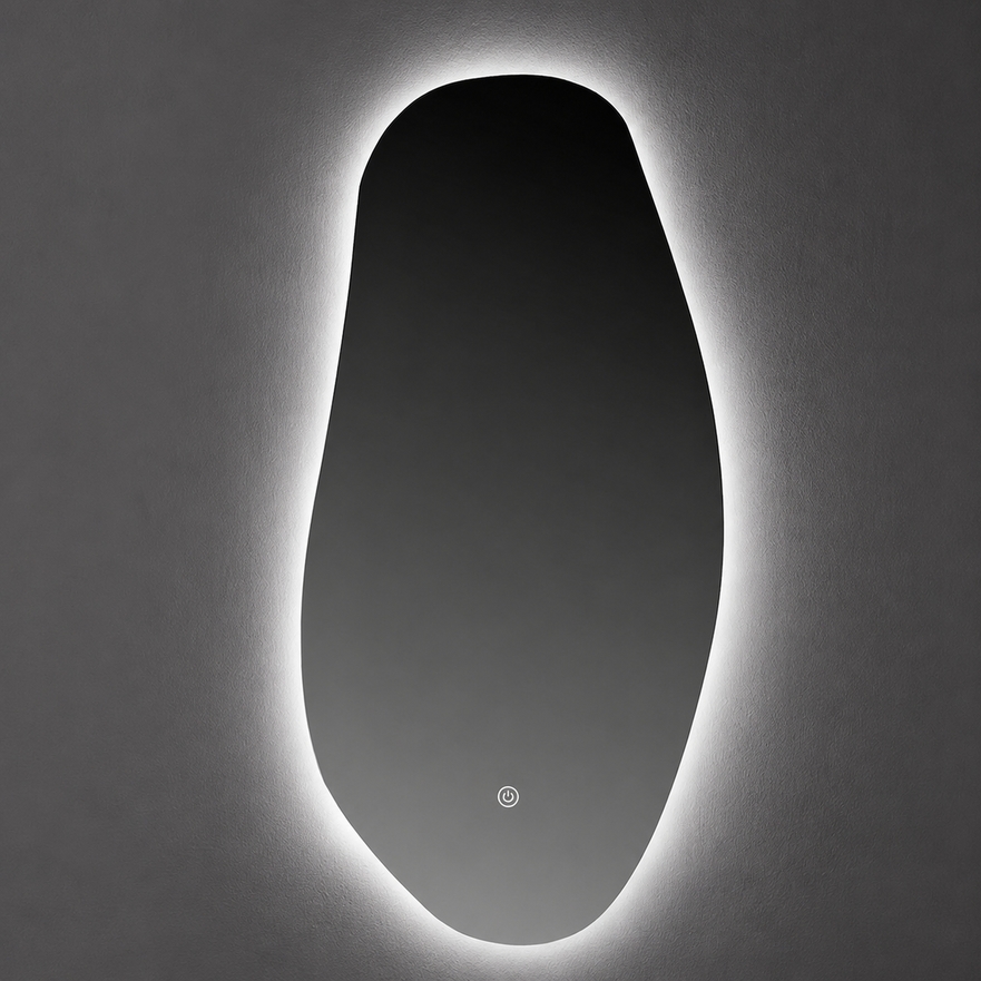 Miroir LED Ovale Vertical