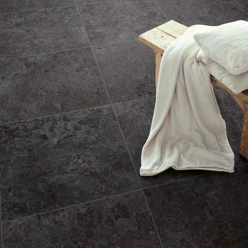 Carrelage sol Pietra di Marais antracite