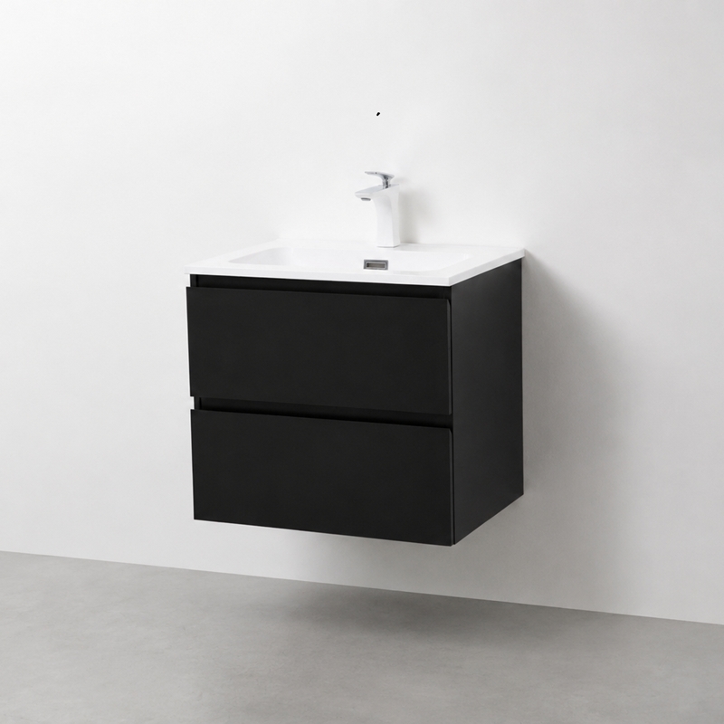 Meuble suspendu alia noir