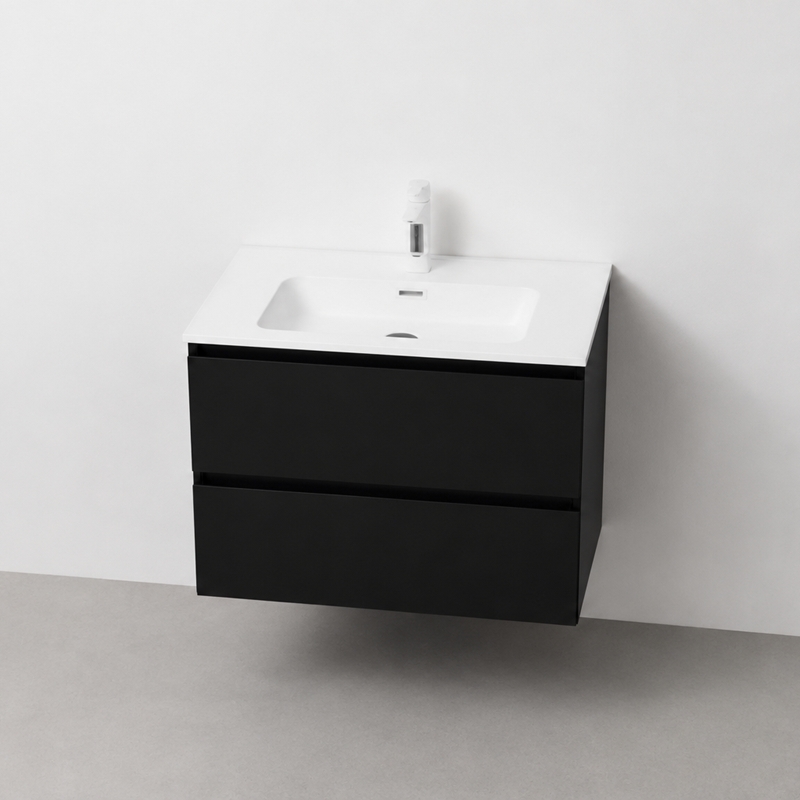 Meuble suspendu alia noir