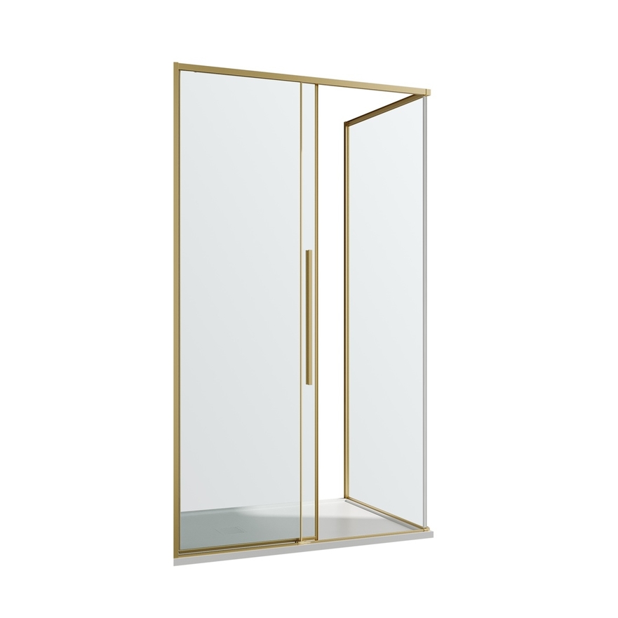 Porte de douche d'angle coulissante Slimline 120 et 140 cm	